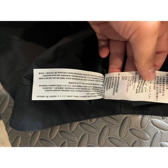 Abercrombie‎ water/wind resistant jacket dark gold buttons hooded womens S - Picture 6 of 9